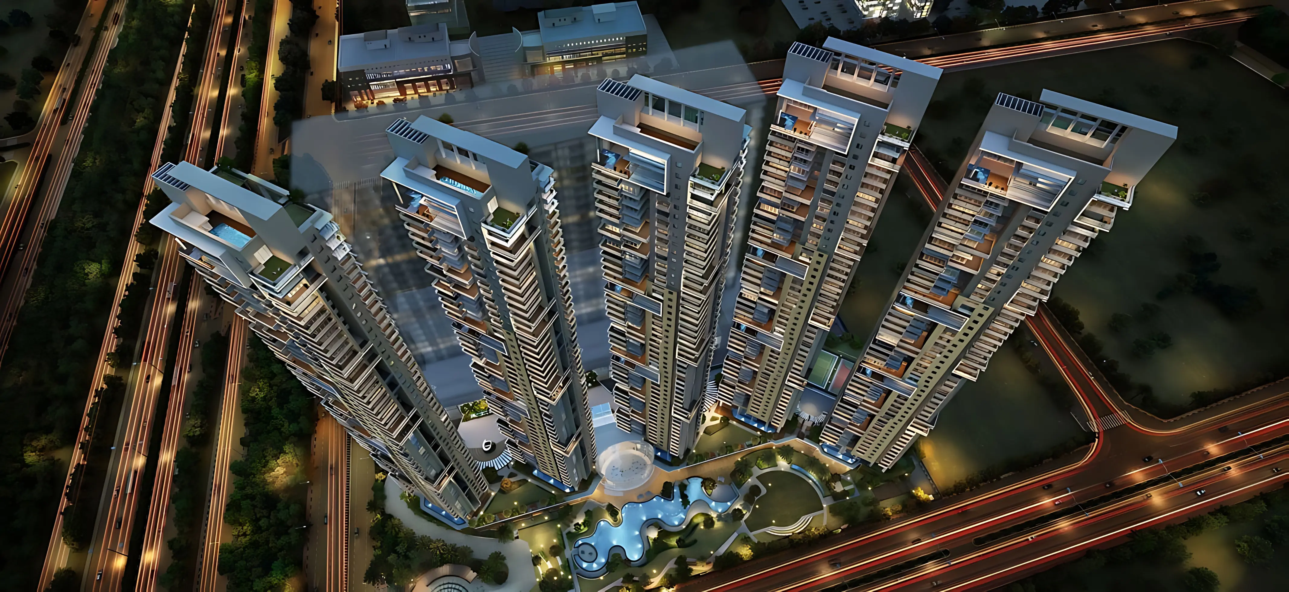 ATS Knightsbridge amenities and club facilities layout in Sector 124 Noida