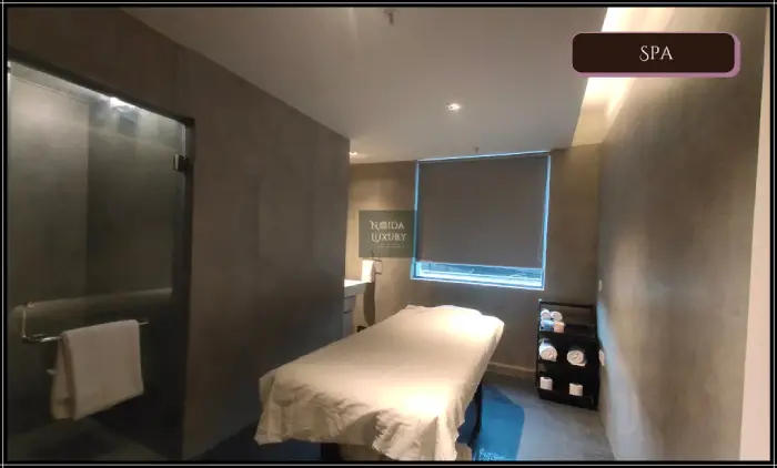 Spa and wellness centre at Nova East and West towers, Supertech Supernova Noida