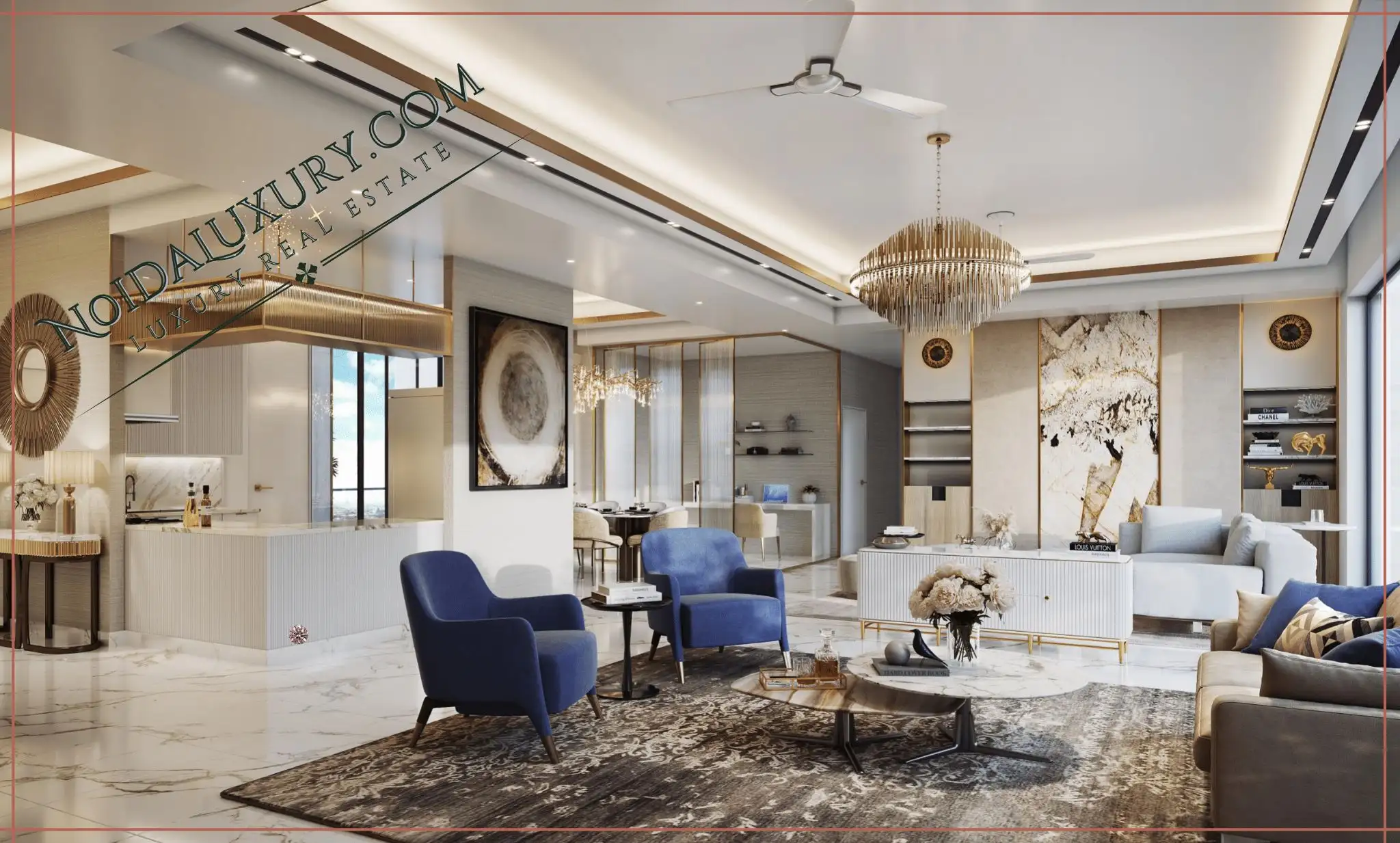 M3M Cullinan 4 BHK premium residence Noida Sector 94 with modern interiors and clubhouse access