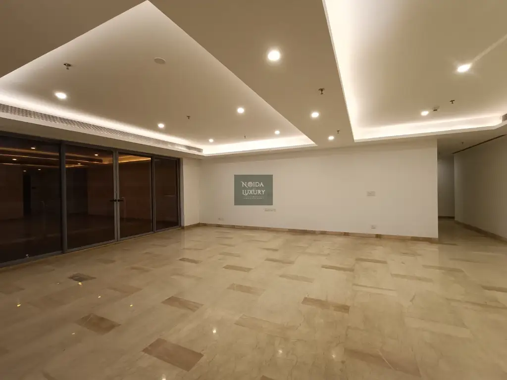 Premium interior ceiling and lighting in Supertech Supernova penthouse Nova Residences
