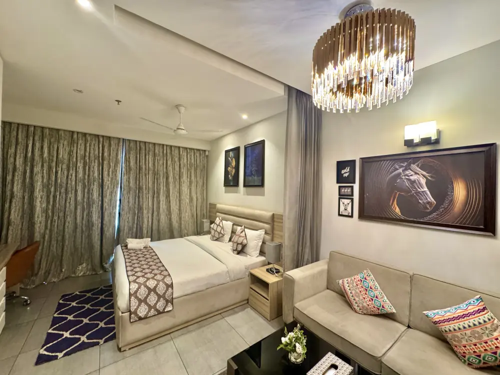 Bedroom - Modern Decor at RiverCrest 39, Supernova Spira Sector 94 Noida