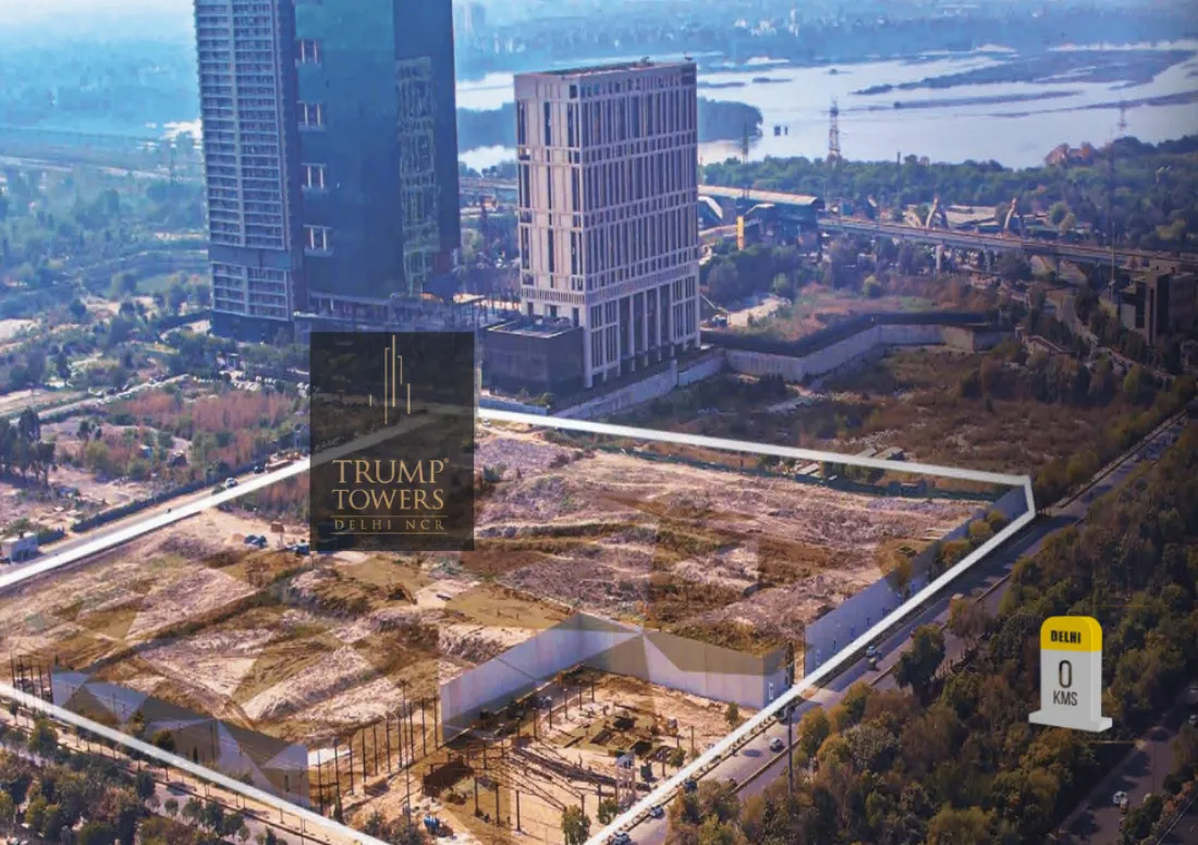 Trump Tower Noida location map near DND Flyway    